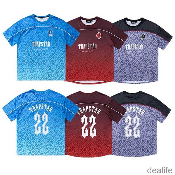 

mens shirt designer trapstar football jersey summer t shirts couples t-shirts women trapstars street fashion pullovers tees asv8, White;black