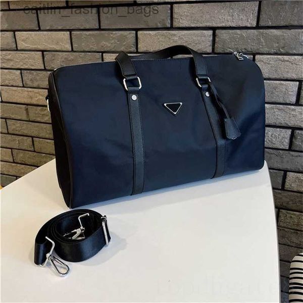 

totes black duffle bag re nylon large luggage designer bag crossbody strap simple soft men women fitness travel bags ladies classical