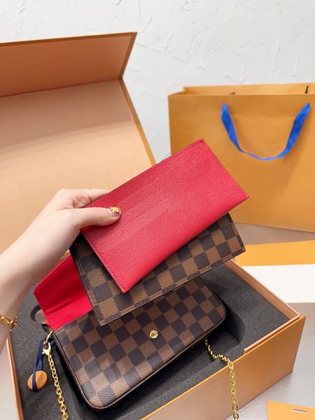 

crossbody bag designer bag caviar cowhide decoration metal hardware rotating buckle medium interval layer square for man and woman