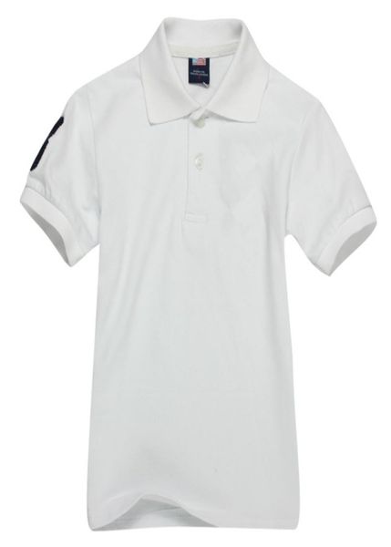 

children polo t shirt kids lapel short sleeves baby polos tshirt boys clothing embroidery tees girl cotton tshirts white4349962, Blue