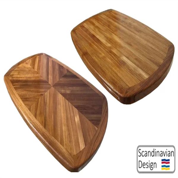 

boat high gloss varnished teak table 450x600/500x700/610x940mm marine yacht