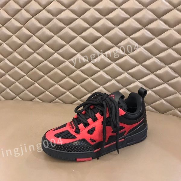 

new luxury fashion men's sports shoes elegant sports shoes women's perfect calfskin shoes white black leather leisure walking