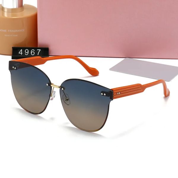 

miu 4967 women's designer frameless sunglasses art retro fashion men's sunglasses men's fashion outdoor classic style glasses, White;black
