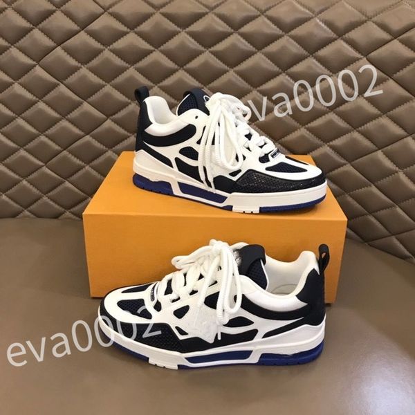 

2023 new designer shoes office sneakers mens womens shoes flats running trainers outdoor sports design men sneaker platform out, Black