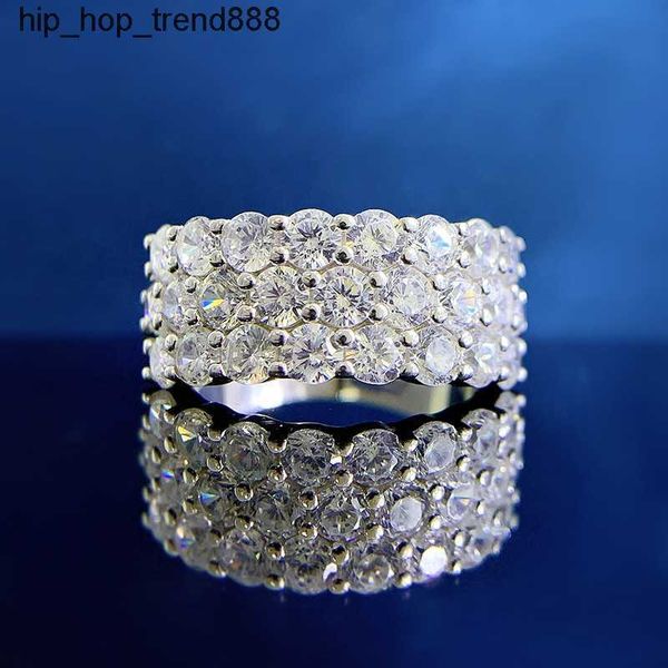 

moissanite ring 925 sterling silver party wedding women bridal jewelry gifts, Slivery;golden