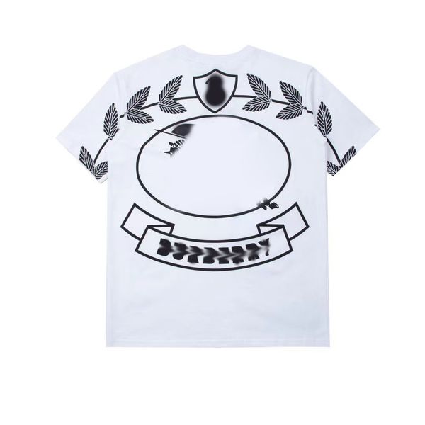 

2023 designer large men's t-shirt polo shirt large men's clothing pure cotton print letter colorful stripe warhorse pattern round, Black;brown