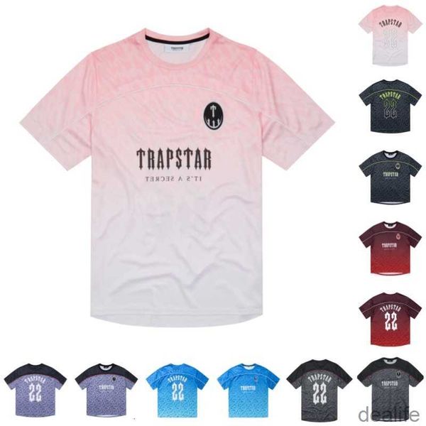 

jersey trapstar football mens t shirt designer short sleeve summer cause hip hop street to61, White;black