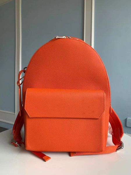 

2023 Fashion Designer School Bags Pu Leather Mini Women Bag Children Backpacks Style Spring Lady Luxury Backpack Travel HandBag, Orange