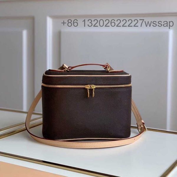 

wholesale bucket bag for women classic cosmetic case leather shoulder tote handbag presbyopic purse makeup case