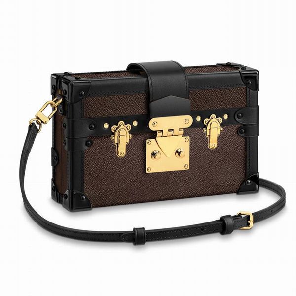 

wholesale shoulder bags luxury petite malle bag designer box bags design women old flower trunk messenger bag small square bag