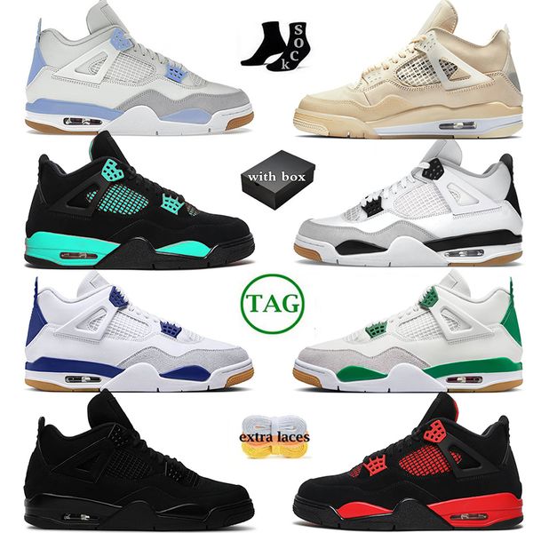 

pine green military black cat 4s basketball shoes with box jordens 4 sail university blue white oreo angeles dodgers silver seafoam bred unc