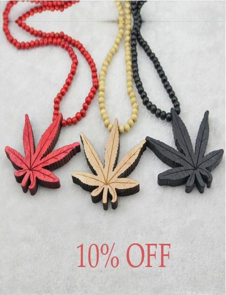 

new10 offhip hop leaf rosary pendant beads necklace good wood uk nyc necklace7022464, Silver