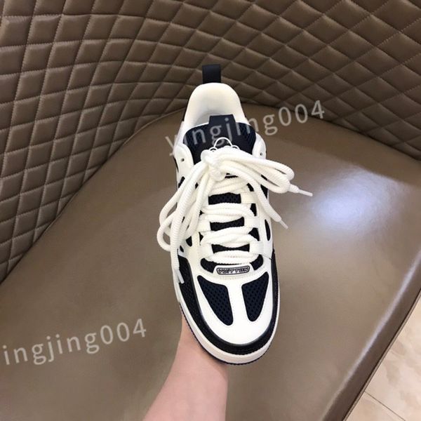 

2023 fashion men's sports shoes elegant sports shoes women's perfect calfskin shoes white black leather leisure walking
