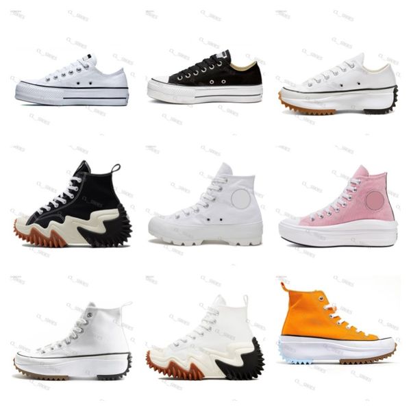 

classic canvas men womens casual shoes chucks sneaker platform shoe triple black white high low mens women sport sneakers with box