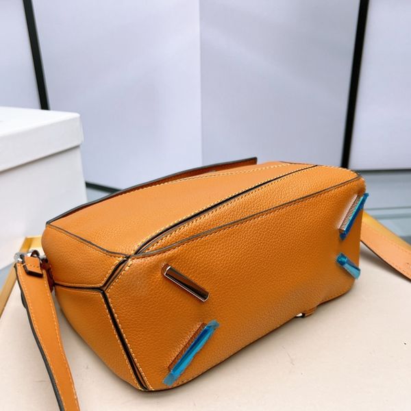 

lowe puzzle handbag designer bag women single shoulder fashion bags leather cross bags woman tote luxury handbags lady crossbody size 24cm a