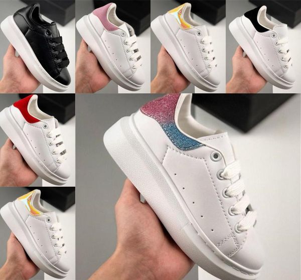 

kids mc casual shoes trainers designers velvet black 3m reflective fashion leather outdoor platform size 24351967737