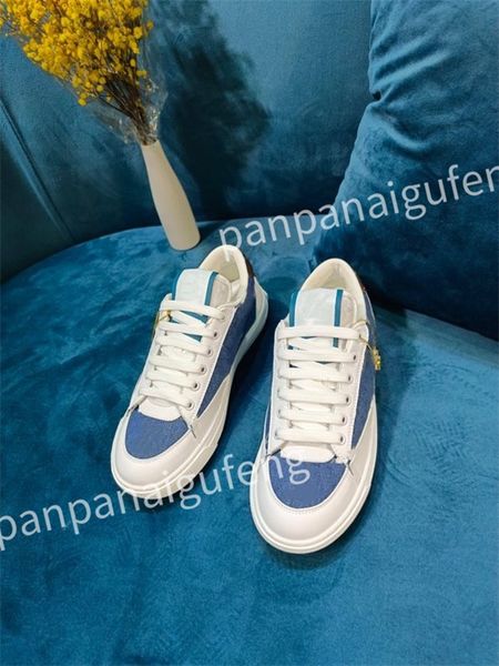 

2023 designer flat sneaker trainer casual shoe leather white overlays fashion platform mens womens sneakers size 35-46, Black
