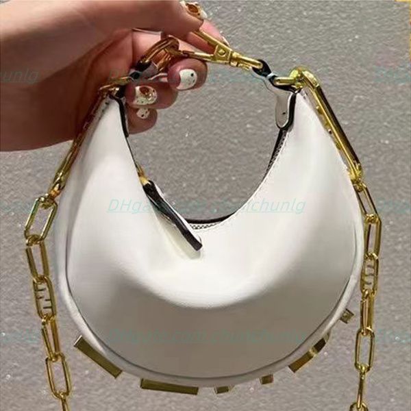 

famous designer clutch bags clip adjustable shoulder strap wristlet bags cow leather wrist totes women luxury synthetic leather crescent bag