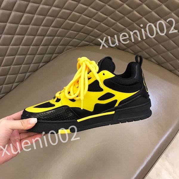 

luxury designer sneakers plate-forme shoes running shoes thick sole trend light fashion color cool casual lace-up dad shoe, Black