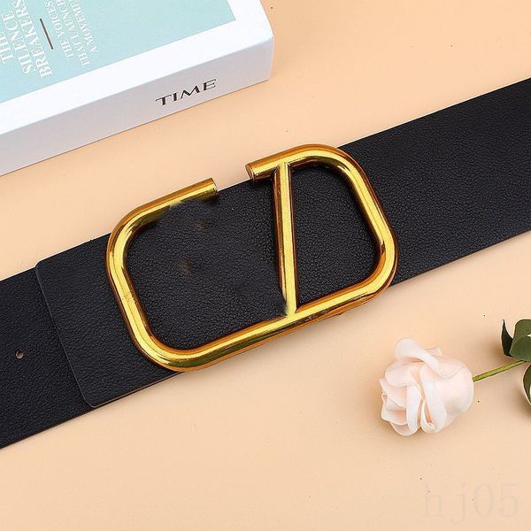 

leather belt for woman designer fashion luxury v belt men wide 7cm business suits trousers cintura gold plated smooth buckle multisize women, Black;brown