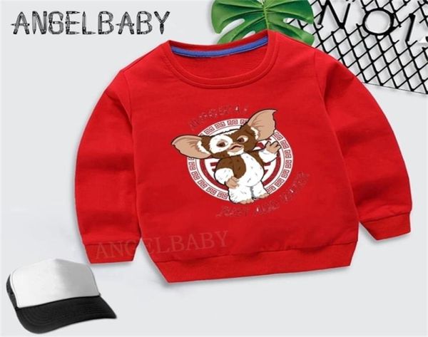 

boys girls sweatshirt kids gremlins gizmo cartoon cartoon hoodies children autumn baby cotton clotheskyt5170 lj2012166408359, Black