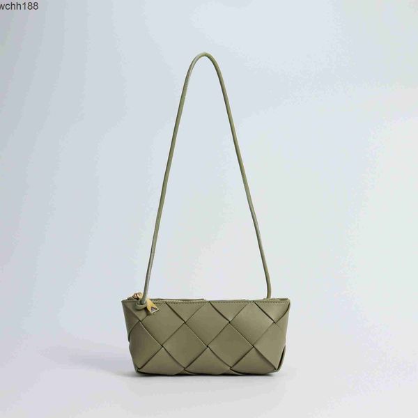 

high bag 2023 bottegas bags venetas woven simple versatile leather women's with girl quality designer small size one shoulder oblique s