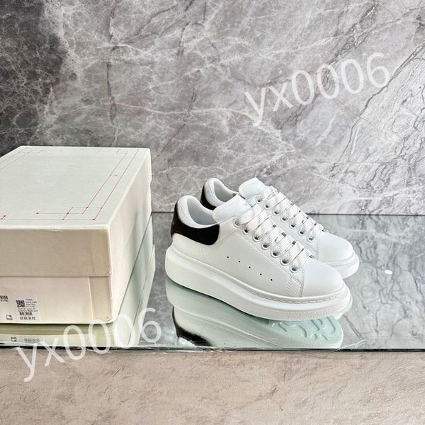 

designers sneaker casual shoe sole white black leather womens mens high-quality flat lace up trainers sneakers size 35-46