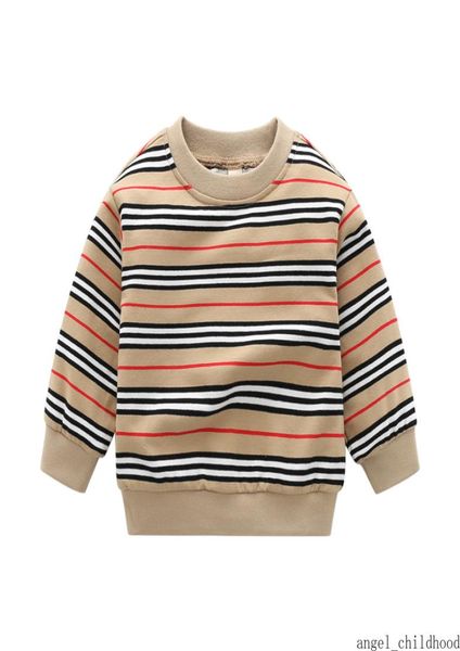 

autumn new boys long sleeve clothes kids stripe cotton casual sweatshirt autumn winter clothing3005941, Blue
