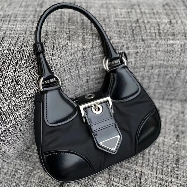 

lady 7 colors genuine leather half moon handbag womens hobo clutch designer travel bags stuff sacks shoulder bags luggage bag men wallets cr