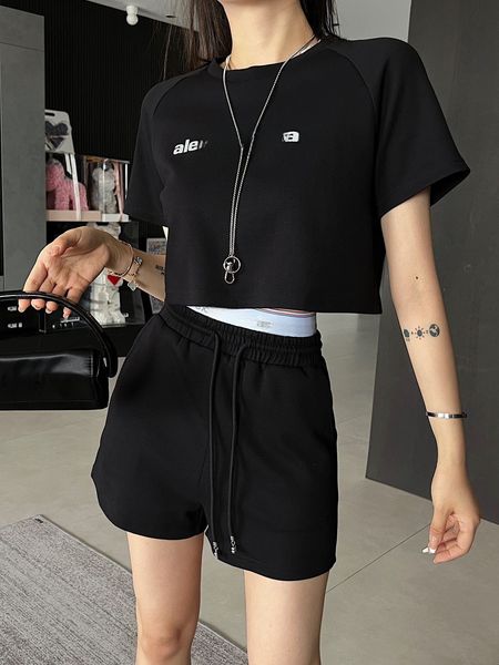 

women's two piece pants designer women sets spring/summer new sports set 3m reflective letter logo short sets, White