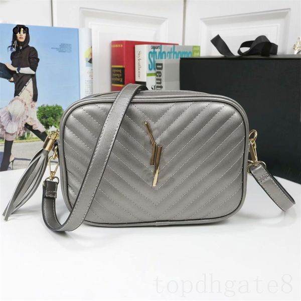 

classic luxury bag solid color designer bags for women quilted leather material sac a main tassels red black beige multicolor camera bag nic