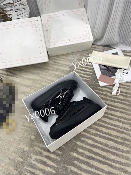 

luxury brand womans quality classics sneaker casual shoes trainers dress shoes leather breathable open for change outdoor sports sneakers, Black