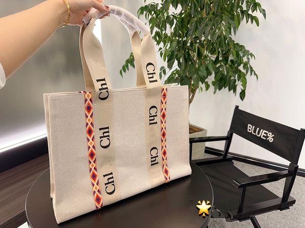 

women designer totes woody handbag tote shopping bag hobo fashion linen large beach bags luxury designers travel cross body shoulder bag pur