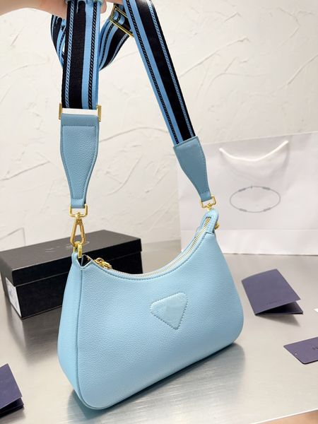 

7a quality designer bag womens genuine leather hobo shoulder bags totes handbag crossbody bag luxury handbags purse half moon tote bag walle