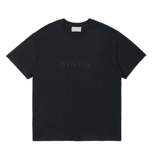 

spring summer front silicon t shirt tee oversize men women short sleeve tshirtsaqt t-shirt fashion, White;black
