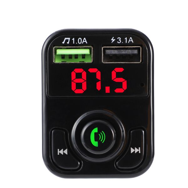 

fm transmitter car bluetooth-compatible 5.0 fm radio modulator car kit 3.1a usb car charger handswireless audio mp3 player
