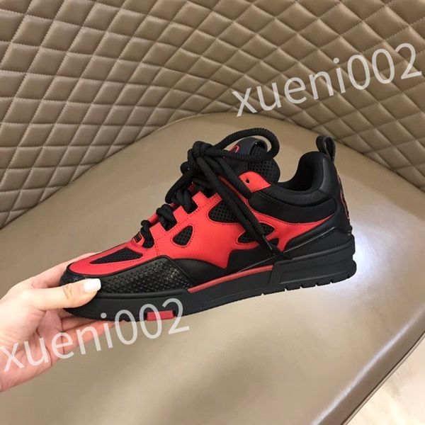 

luxury designer sneakers plate-forme shoes running shoes thick sole trend light fashion color cool casual lace-up dad shoe, Black