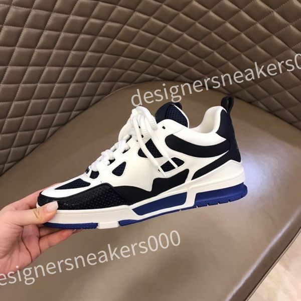 

designer men shoes sneakers calfskin trainers basketball white grey thick bottom sneakers leather platform shoe, Black