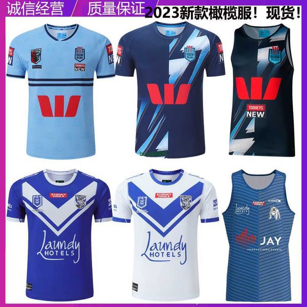 

23 new fashion men's t-shirt rugby jersey langholton training suit dog head home/away short sleeve sleeveless tank ajw7 dcbw, White;black