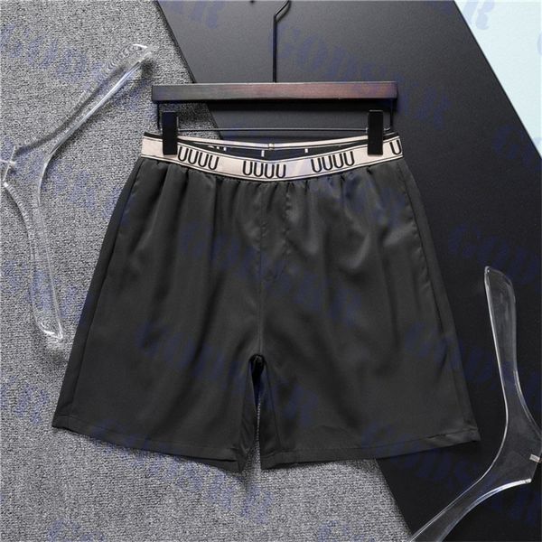 

men shorts designers swim trunks gym fitness male short pant knee length breathable pants mesh sportswear, White;black
