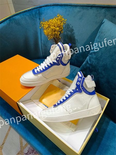 

2023 new luxury designer flat sneaker trainer casual shoes leather white overlays fashion platform mens womens sneakers size 35-46, Black