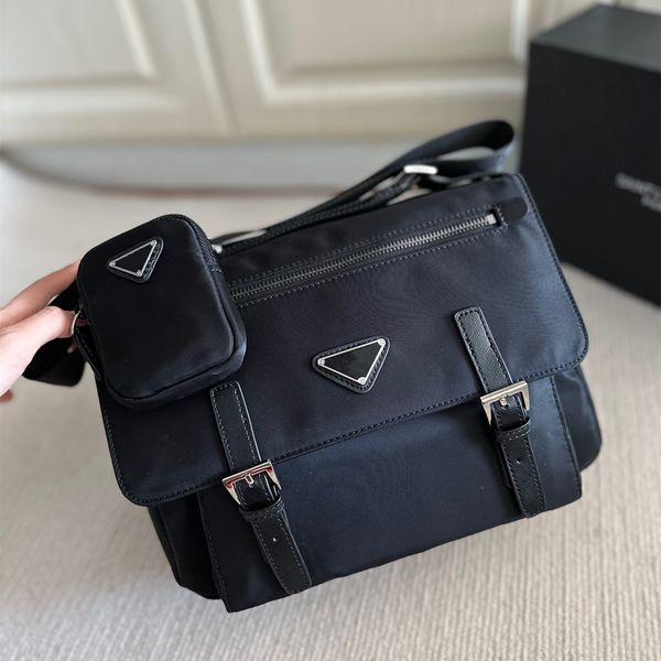 

7a quality designer bag mens womens 2pcs set nylon shoulder bags totes handbag briefcase bag messenger crossbody bag luxury handbags purse t