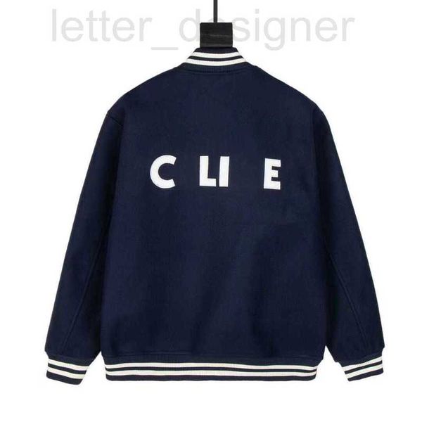 

men's jackets designer high version 2021 autumn winter new cel back towel embroidered wool letter jacket sj19, Black;brown