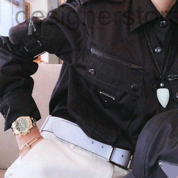 

women's jackets designer women winter jacket classic fashion luxury jackets oversized customized nylon fabric multi-pocket design trian, Black;brown