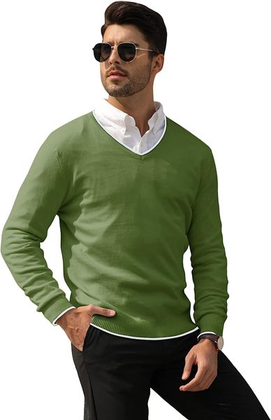 

premium quality men's cotton knit sweater- great for office and leisure, White;black