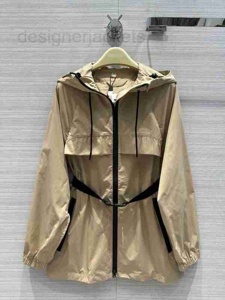 

women's jackets designer milan runway 2023 new autumn hooded long sleeve brand same style coats outerwear pojw, Black;brown