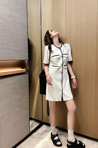 

women casual dresses embossed 3d relief letter high qualiy ladies dress two pieces knit tank & skirt high-end dresses for women k2, Black