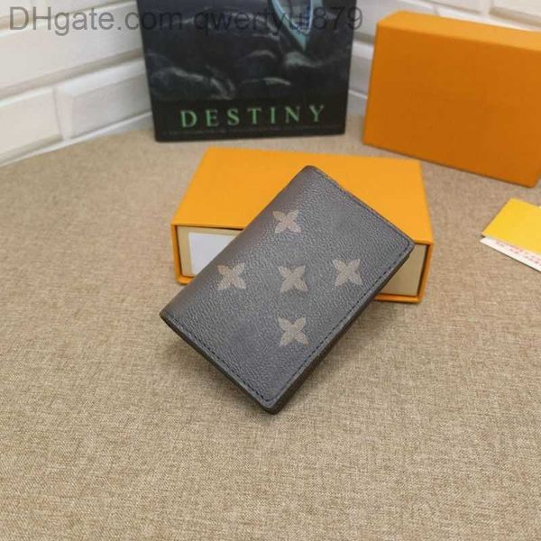 

card holders m63144 fashionableleather holder compact pocket organizer m60502 men l designer fashion short luxury multiple wallet key coin b, Brown;gray