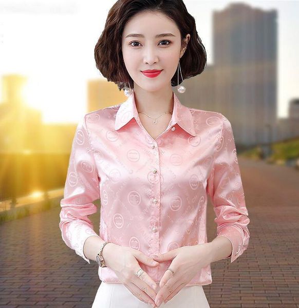 

new women's shirts casual fashion brand designer blouses shirts, White