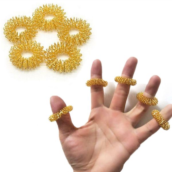 

womens robe 1 pcs finger massage ring acupuncture ring health care body massager relax hand massage finger lose weight massage